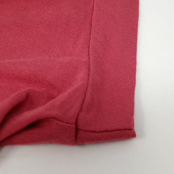 Built By Dreamers Women's Pink Short Sleeve Twist Tie Front Tee Size Small - Picture 12 of 13